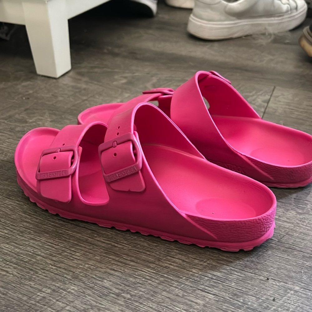 Hot Pink Birkenstock Arizona Essentials Size 38